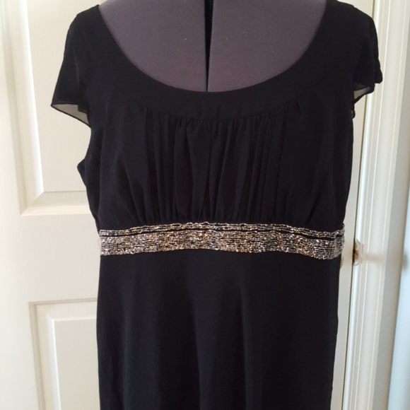 Lori Michaels black beaded dress - Picture 2 of 5